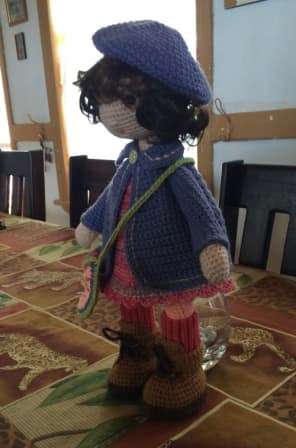 CROCHET DOLL - 45CM HIGH