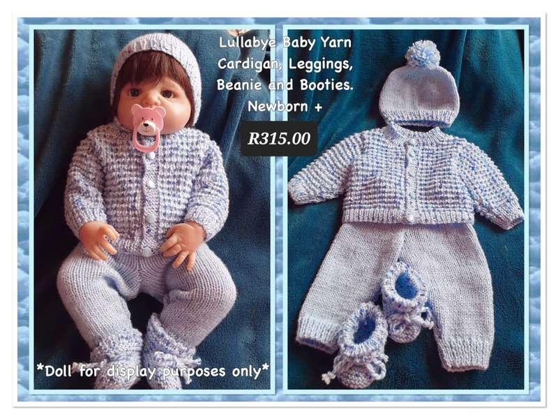 KNITTED BABY MATINEE SET - NEWBORN TO 2 MONTHS