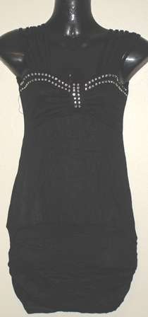 Petite Black Summer Dress/Top (Size S)