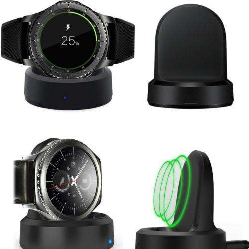 #Local Stock# Wireless Charger Charging Base for Smart Watch Samsung Gear S3 Classic / S3 Frontier