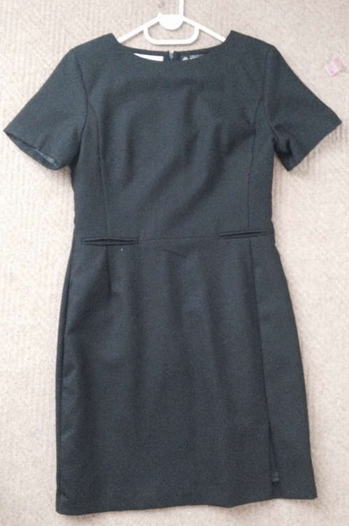 Pure Wool Black Giorgio Dress