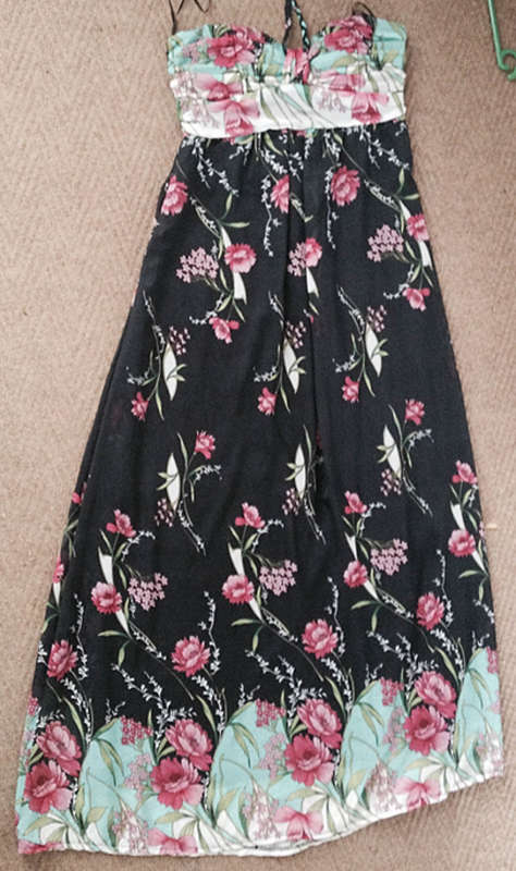 Beautiful Full Length Maxi Dress, size 12/14