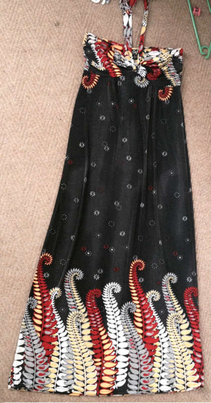 Beautiful Full Length Maxi Dress, size 12/14
