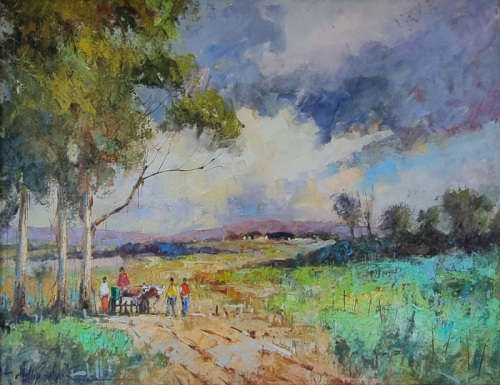 Beautiful PHILLIP BRITZ (60x45cm) Oil Painting @ a BARGAIN PRICE - Beautifully Framed