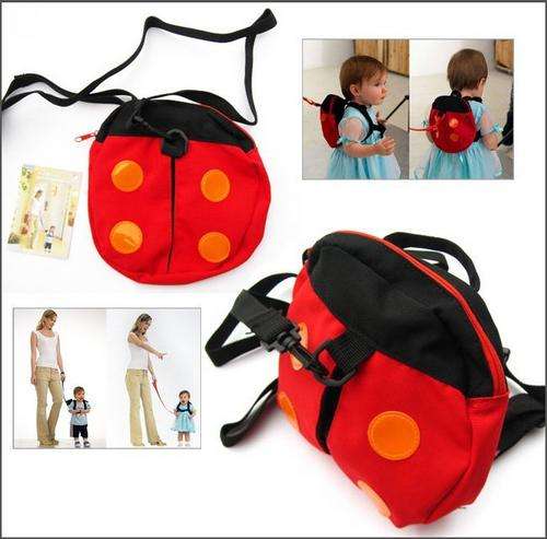 Baby Kid Keeper Safety Harness Strap Ladybug Bag Anti-lost tape