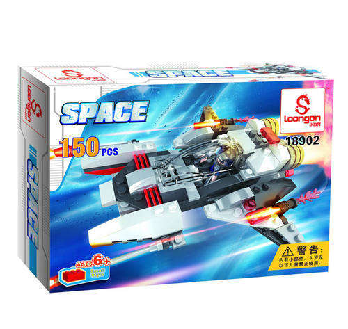 Lego Space Ship and Space Ranger with Helmet