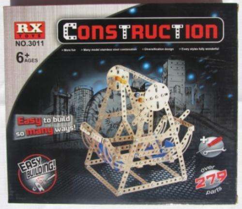 SEE-SAW SWING DIY 279 Piece Model Constuction Set, Similar to Meccano.