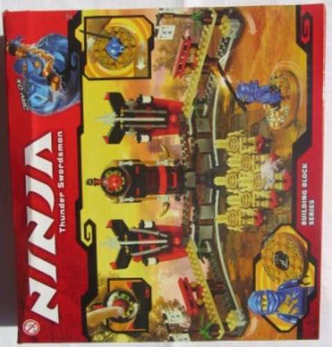 Lego Dragon Ninja agains the Skeliton Counsil of Doom with Weapons 320 Peace
