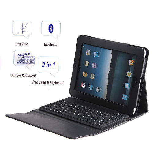 IPAD BLUETOOTH WIRELESS KEYBOARD + LEATHER CASE