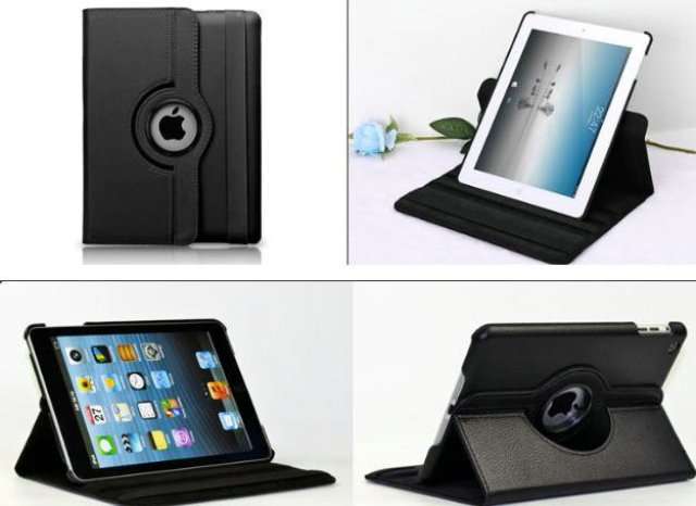 IPAD 360 DEGREES ROTATE COVER WITH LOCK STRAP
