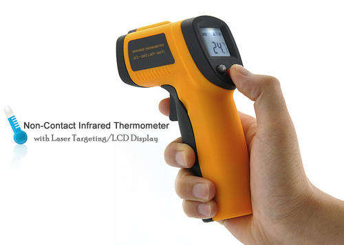 Infrared Thermometer with Laser Targeting and LCD Display, DIY Handy Tool