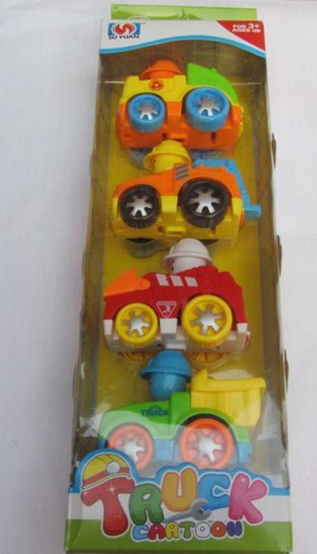TRUCK COMBO WORKING TOYS (4 Toy Cars)