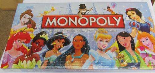 PRINCESS MONOPOLY BOARD GAME