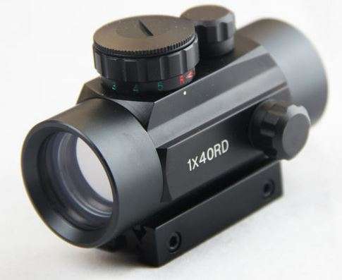 ILLUMINATED 1X40 RD RED/GREEN DOT Sight Scope - 10mm / 20mm Weaver rail