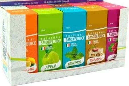 LARGE 20ml Electronic Cigarette Smoke Juice - 10x 20ml Juice Bottles in a Box!!!