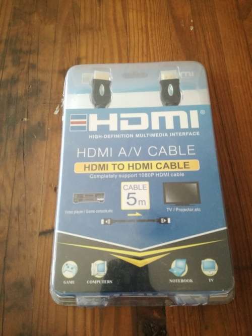 HDMI 5 meter cable still sealed and brand new.
