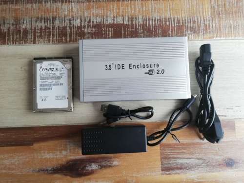 Portable Hard Drive Combo