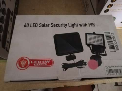 60 LED Solar Security Light with PIR