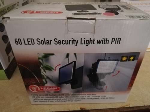 60 LED Solar Security Light with PIR