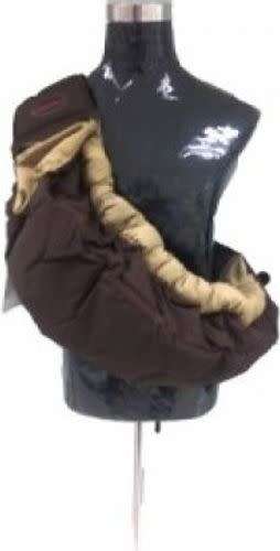Chelino Multi-Position Padded Baby Sling / Carrier - Brown / Beige - 2 on Auction