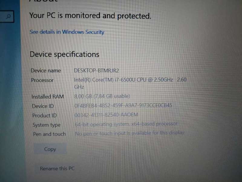Lenovo Ideapad 500-15ISK*i7-6500U*8GB RAM*512GB HDD*15.6 Screen *Need new battery*