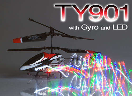 V-Max 3 Channel Alloy Model TY901 R/C Helicopter