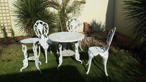 Wrought iron patio set