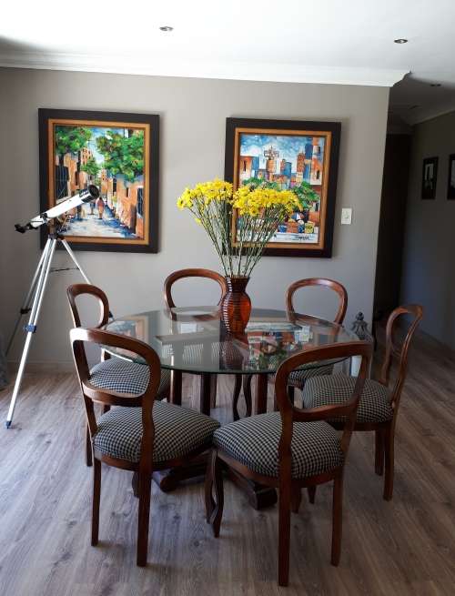 Solid wood Dining table and chairs