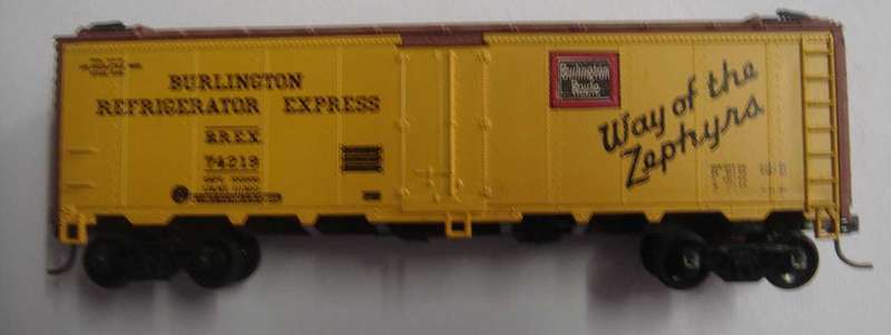 HO Burlington Route 40' Boxcar
