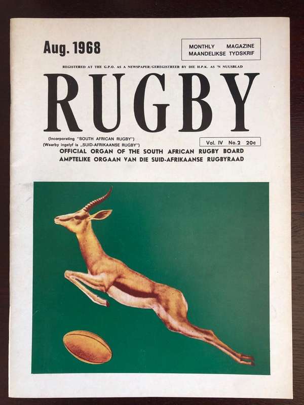 Rugby Magazine Aug 1968