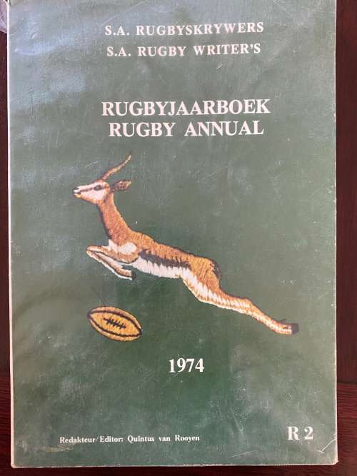 1974 SA Rugby Annual