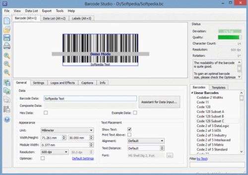BARCODE STUDIO - FOR CREATING YOUR OWN BARCODES