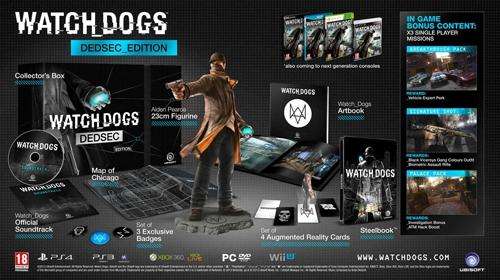 Watchdogs Dedsec Collector edition PS4
