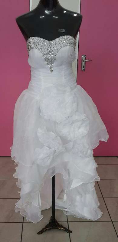 White wedding dress size 12