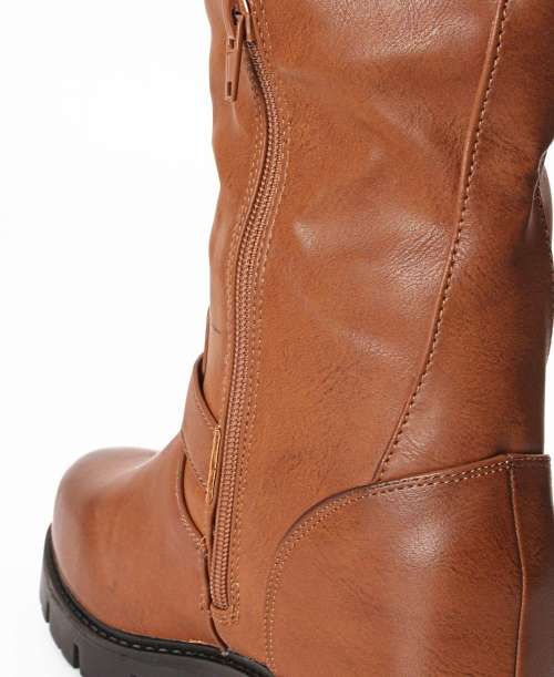 Ladies knee high boots Brown