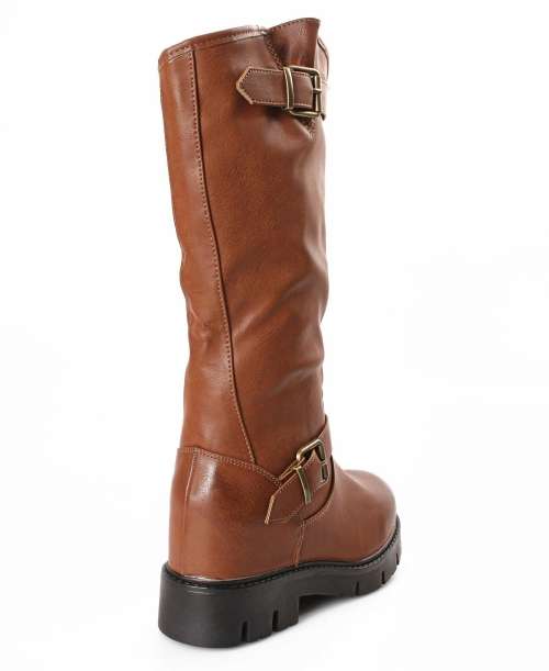 Ladies knee high boots Brown