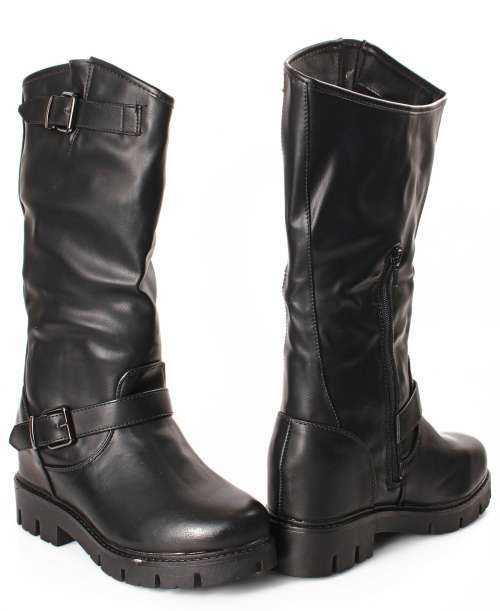 Ladies knee high boots Black `FREE SHIPPING`