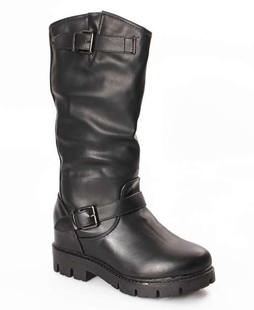 Ladies knee high boots Black `FREE SHIPPING`