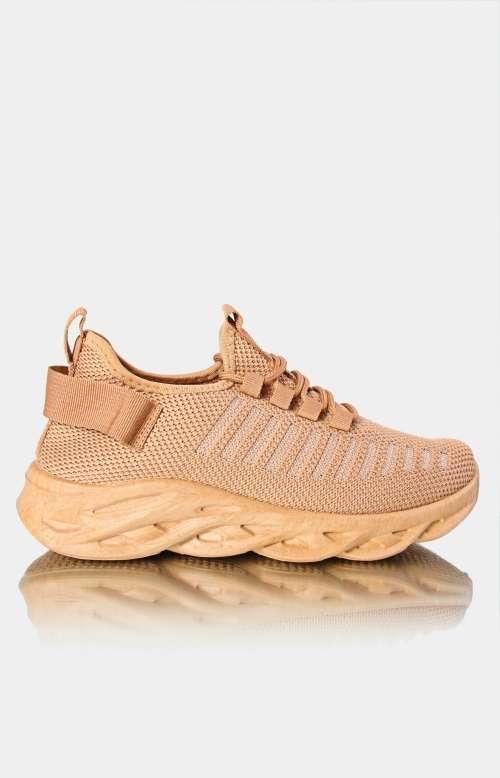Ladies Casual Sneakers Nude
