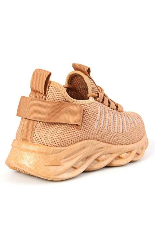 Ladies Casual Sneakers Nude
