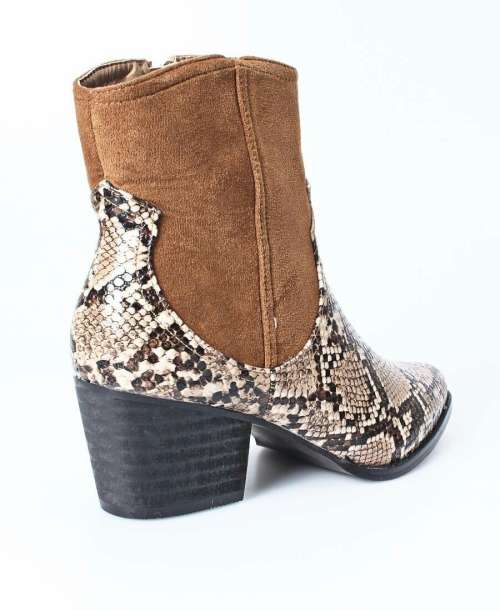 Ladies Ankle Boots Beige