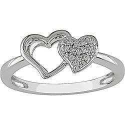 9k Solid White Gold Sapphire Ring