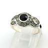 Cz Gem 14k GP Ring