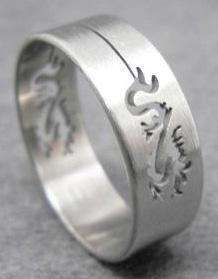 Stainless Steel Dragon Ring