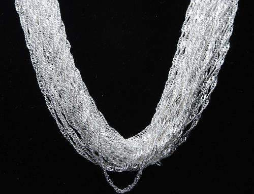 Sterling Silver Ripple Chain