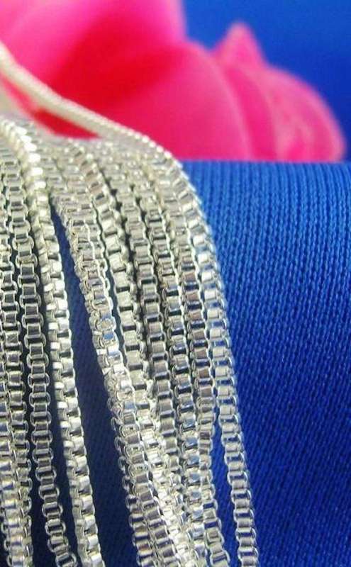 Silver Box Necklace