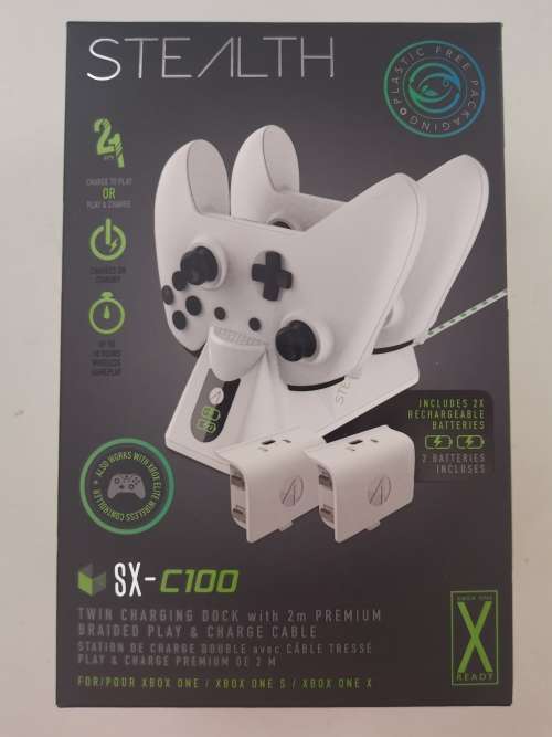 Stealth SX-C100 Twin Charging Dock (For Xbox One / Xbox One S / Xbox One X)