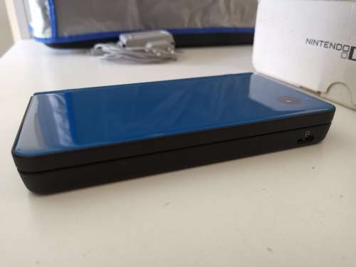 Nintendo DSi XL (Blue) and DS Game