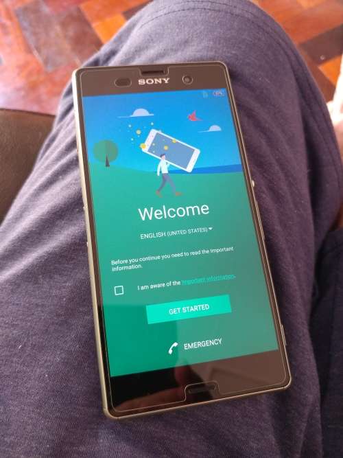 SONY XPERIA Z3 - D6603 16GB Silver Green