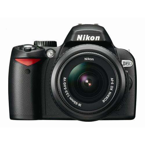 Nikon D60 Digital-SLR Camera in Original Box with Nikkor 18-55mm Lens Kit + SIGMA DG 70-300mm F4 - 5